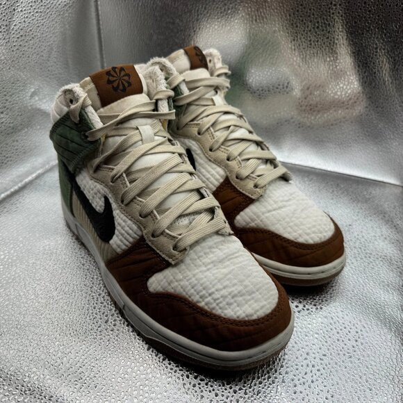 Size 7 Nike Dunk High LX Next Nature Toasty Womens Athletic Sneaker DN9909-100 - Picture 4 of 11